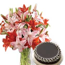 Send Online Mother's Day Flowers and Cakes to Chennai